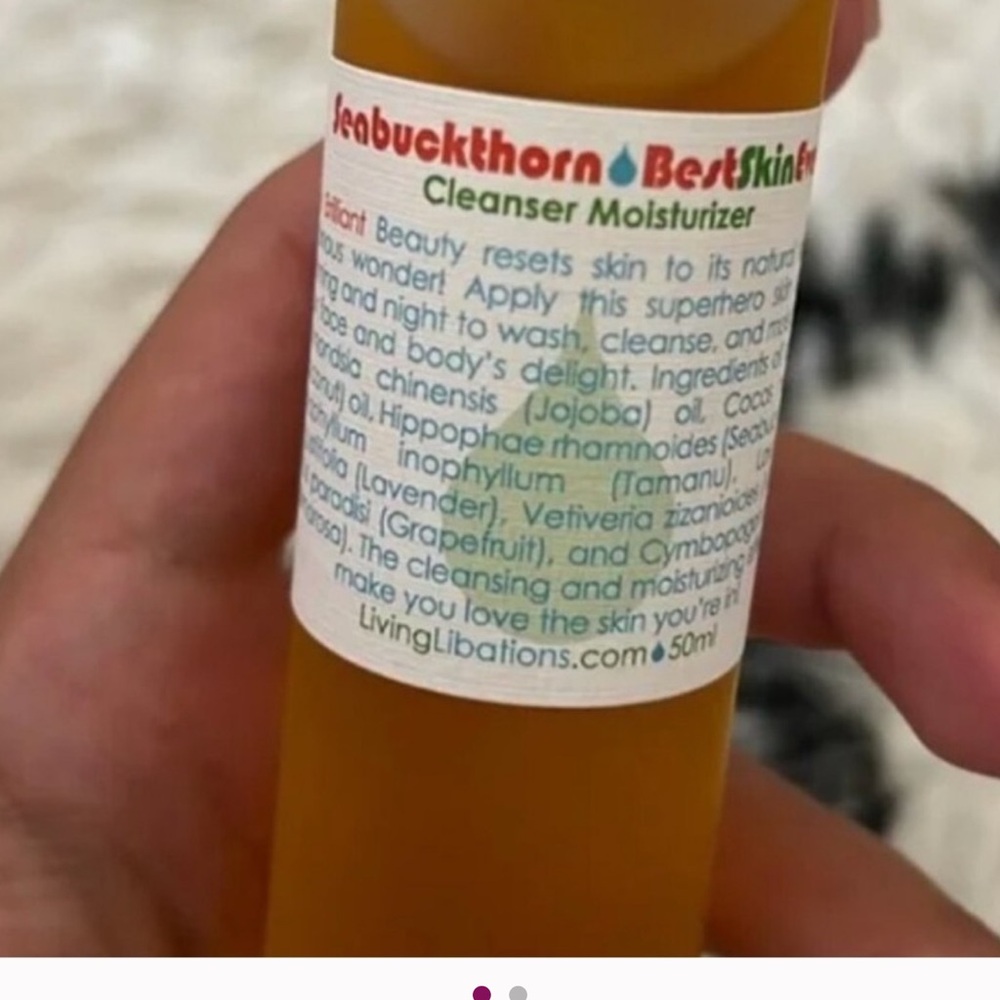 Living Libations Seabuckthorn Cleanser Moisturizer